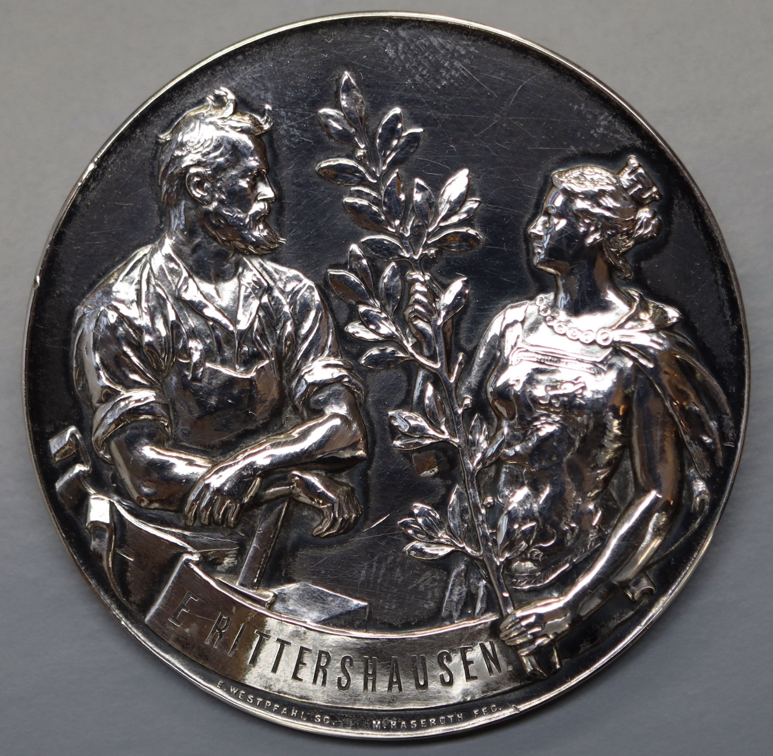 Rittershausen Medaille Gewerbeausstellung