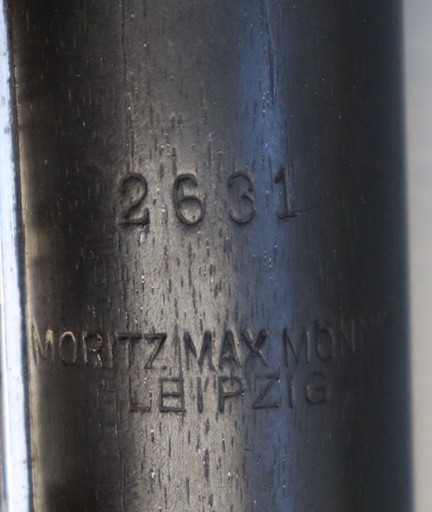 Moritz Max Moennig Holzfloete Nr 2631 Stempel